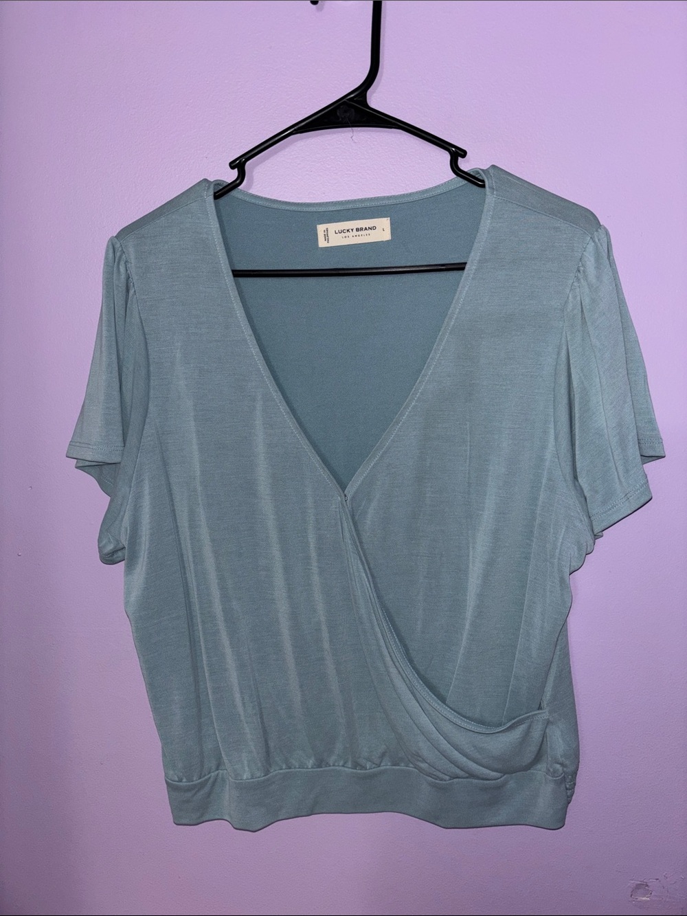 Lucky Brand Wrap-Style Women's Top